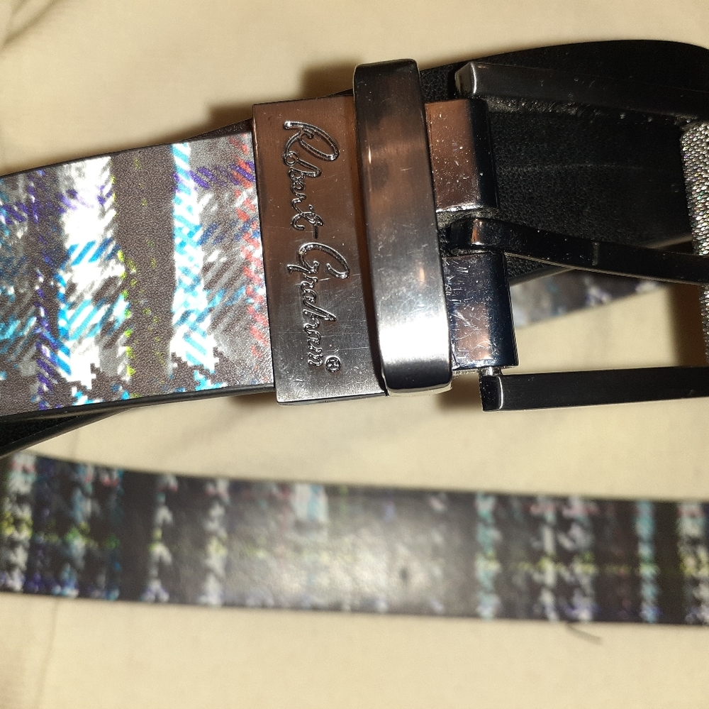 Reversible Robert Graham leather belt